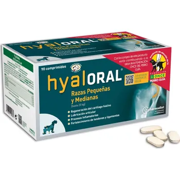 90 tablet Hyaloral razas pequeñas y medianas doplňkové krmivo pro psy