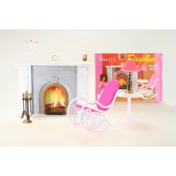 Doplněk pro panenku Glorie Sada s krbem
