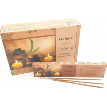 Čajovna Goloka Aromatherapy vonné tyčinky Muškátový ořech 12 ks
