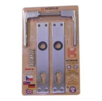 Stavebniny klika se štítem 26102 90/vložka Al blistr