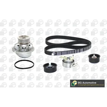 Rozvod motoru Vodní pumpa + sada ozubeného řemene, , 1334046, 1334066, 1334077, 1606189, 1606262, 1606306, 1629062, 1629094, 24435920, 24451895, 5636373, 5636373S2, 5636564, 5636564S2, 6334035, 9192797, BGA, TB9500CPK
