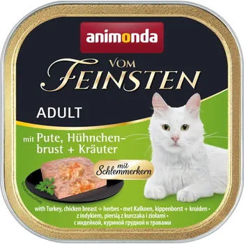 Krmivo pro psa 36x100g animonda Vom Feinsten Adult delikátní - krůtí, kuřecí prsa a bylinky