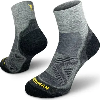 Pánské ponožky Northman Run Merino Pro Mid - světle šedá Velikost: 39-41