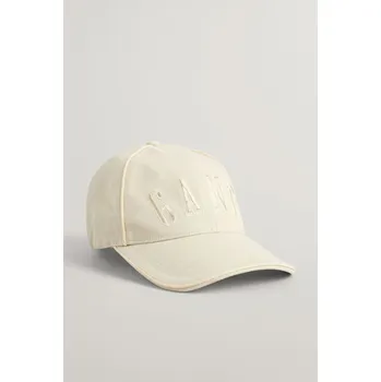 Kšiltovka KŠILTOVKA GANT LOGO ARCH CAP SOFT OAT