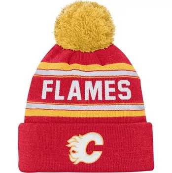 Čepice Fanatics Dětský Kulich Calgary Flames Jacquard Cuffed Knit