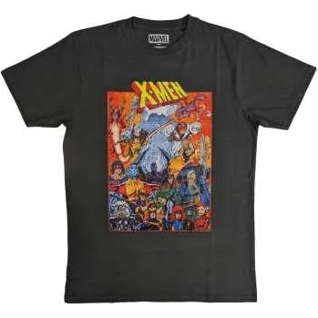 Pánské tričko Merch Marvel Comics: Marvel Comics Unisex T-shirt: X-men Full Characters (large) L