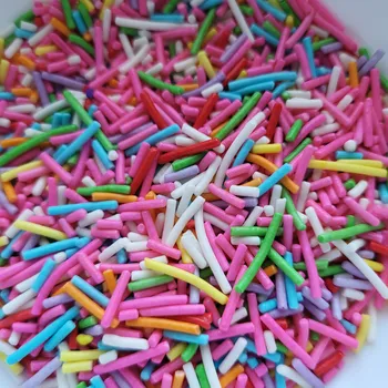 Jedlá dekorace na dort Lucie´s Sprinkles Barevné veselé tyčinky Vegan,Halal, Gluten Free✨ 55g: 55g