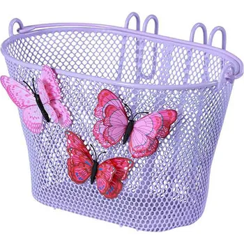 košík na kolo Basil Jasmin Butterfly 30134 fialový