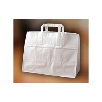Dárková taška Papírové tašky o rozměru 320 x 220 x 240 mm, bílé