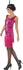 Karnevalový kostým Smiffys Kostým 30. léta růžové šaty