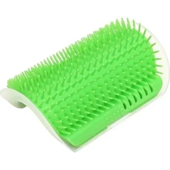 Multifunkční masážní škrabadlo pro kočky a psy - Zelená