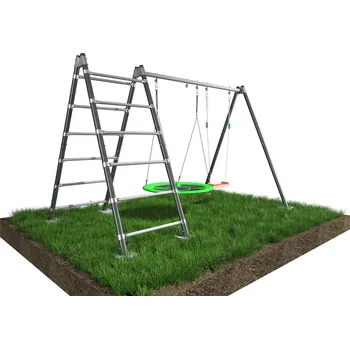 Zahradní nábytek Dave Sport Bazar - Zahradní houpačka a žebřiny v jednom - Dave STDR Nosnost 200 Kg