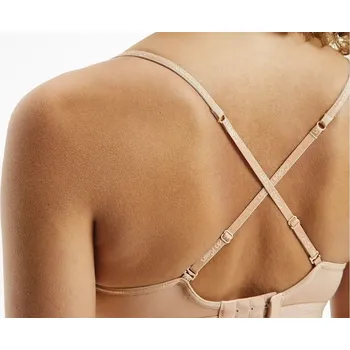 Podprsenka Podprsenka QF6758E 7NS - béžová - Calvin Klein M béžová