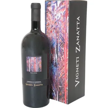 Víno Vigneti Zanatta, Itálie, Sardinie MG Cannonau di Sardegna Rosso DOC SALANA, 1,5l, Vigneti Zanatta,2022
