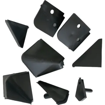 Kuchyňská pracovní deska Pfleiderer Sada koncovek pro těsnicí lištu DELTA / Antracit