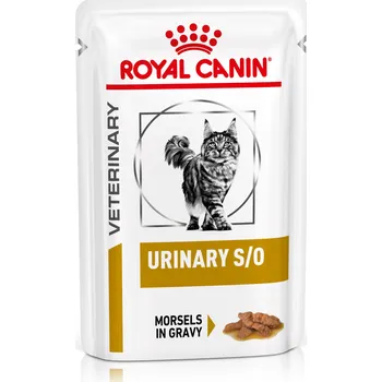 Krmivo pro kočku 24x85g Royal Canin Veterinary Feline Urinary S/O - kousky v omáčce