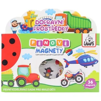 Hračka pro nejmenší Pěnové magnety Dopravní prostředky