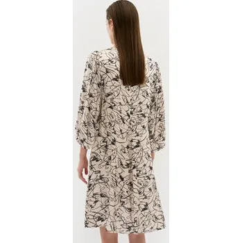 Dámské šaty Karen by Simonsen Každodenní šaty Marbella 10104894 Béžová Regular Fit 38