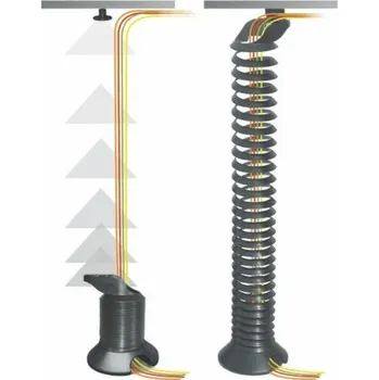 kabelová chránička Camar Držák kabelu / Černá 1400 mm