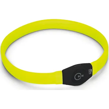Obojek pro psa Obojek Visio Light LED USB nabíjecí žlutý 65cm KAR