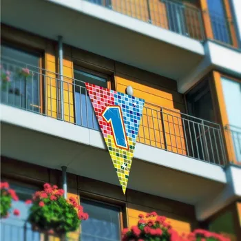 Folat Vlajka číslo 1 barevná velká, 90 x 150 cm