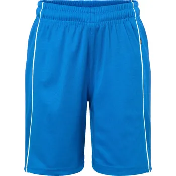 Moto dres Daiber Dětské týmové kraťasy Basic JN 387K Velikost: XS, Barva: modrá-bílá
