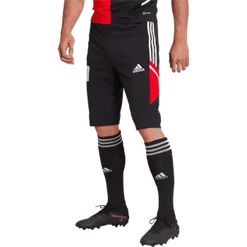 Pánské zkrácené fotbalové kalhoty Adidas Messi 3/4 černé