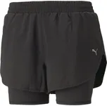 Dámské šortky PUMA RUN FAV WOVEN 2IN1 SHORT W 523181-01 BLACK S