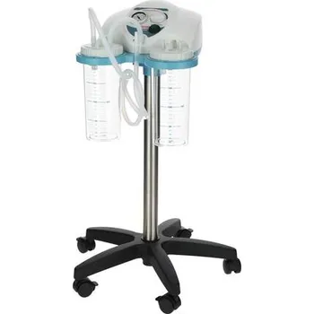 Odsávačka hlenu Odsávačka SUPER VEGA pojízdná , 2 x 2 l nádoba