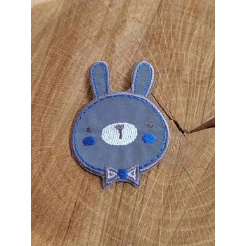 Textilní nažehlovací páska Nažehlovačka reflexní hlava zajíce