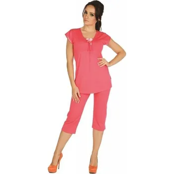 Dámské pyžamo De Lafense pyžamo VISA 884 - malinová, M (Dámské pyžamo De Lafense)