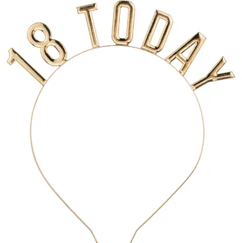 Čelenka PartyDeco Čelenka 18 Today zlatá