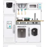 ecotoys Velká bílá dřevěná kuchyňka pro děti Ecotoys