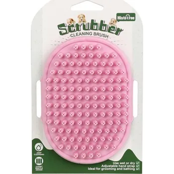 Kartáč pro zvířata Vsepropejska Opal koupací kartáč pro psa Barva: Růžová