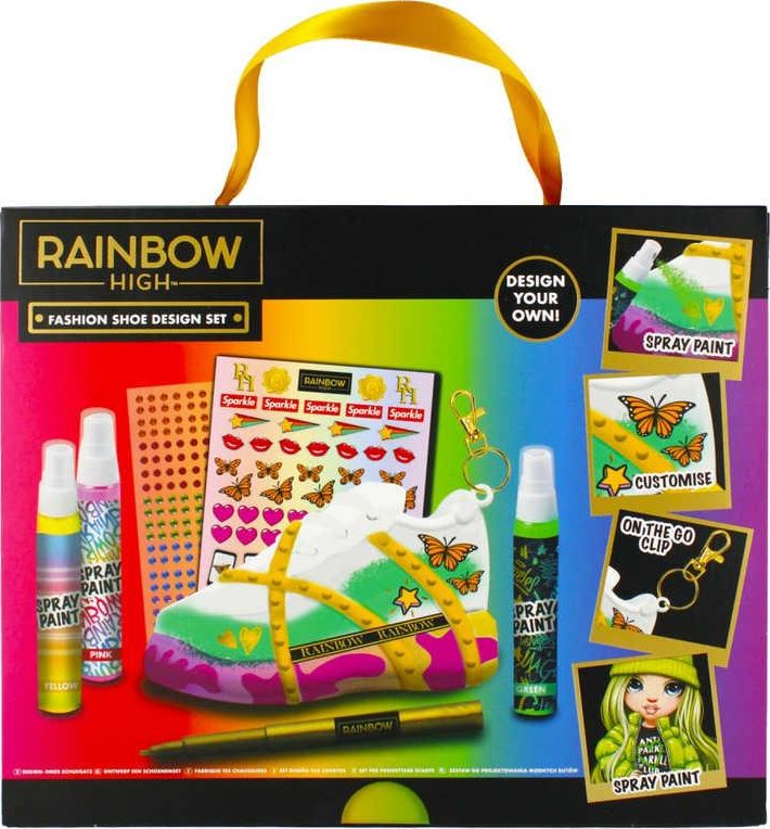 foto Kreativní sada MGA Rainbow High Výroba 3D přívěsku na klíče teniska