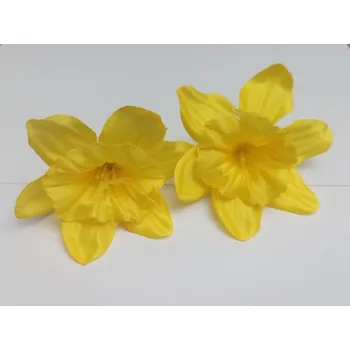 umělá květina Vazbový květ narcisu mini 6 cm, žlutý