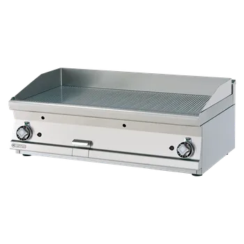 Sporák Grilovací deska 100x45 plynová chromovaná rýhovaná bez podestavby | RM - FTRT-610GS