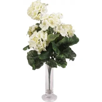 umělá květina Kytice muškát 47 cm máslová