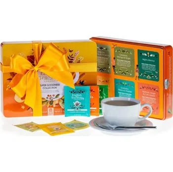 Dárkový potravinový koš Dárkovna s.r.o. Sada čajů Super Goodness