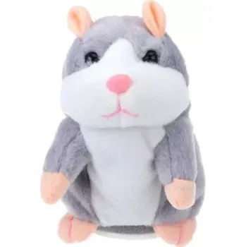 plyšák Zaparkorun Interaktivní mluvící křeček šedý