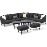 Luxusní textilní sestava MELIA LIKA TEX (antracit)