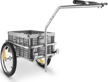 vozík za kolo Duramaxx BigBig Box šedý
