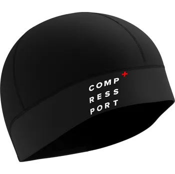 Módní doplněk Compressport čepice HURRICANE BEANIE - černá