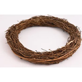 Věnec Proutěný věnec 30 cm přírodní