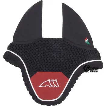 Čabraka pro koně Náušníky Equiline -CADOR- - Černá/Červená - Full