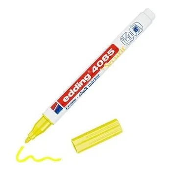 Křídový popisovač na sklo edding 4085, neon žlutý