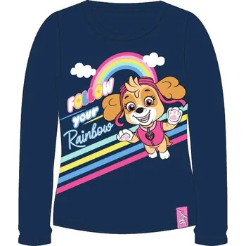 Chlapecké tričko Tričko Tlapková Patrola Rainbow - modré, vel. 98, 104, 110cm Velikost: 110cm