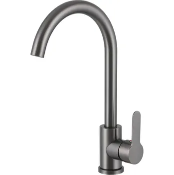 Vodovodní baterie Gamma Deco, stojánková dřezová baterie, grafitová, GMA-BD-GG