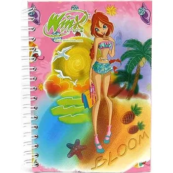 Winx Malý poznámkový blok - Bloom na pláži 040641