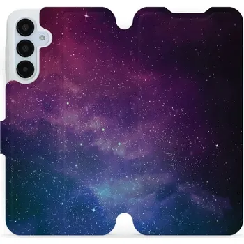 Pouzdro na mobilní telefon Flipové pouzdro Mobiwear - Samsung Galaxy A25 5G - V147P Mlhovina (Knížkové flip pouzdro, obal, kryt na mobil Samsung Galaxy A25 5G - V147P Mlhovina, materiál Umělá kůže + TPU - ochrana 360°, stojánek, silikonová vanička, magnetické zavírání)